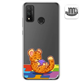 Capa Tumundosmartphone de Gel Transparente para Huawei P Smart 2020 Leopard Drawing Design - 1