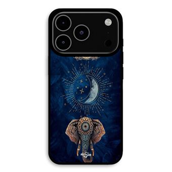 Capa Maniacase para iPhone 17 Pro Max | Hamsa e Ganesha Visão espiritual - 1