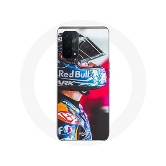 Capa Maniacase para Oppo A74 5G com Miguel Oliveira no Moto GP em um fundo escuro - 1