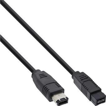 InLine 36905 cabo firewire Preto 5 m