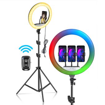 Ringlight F+ RGB com Tripé e Comando | 14'' | 35cm - 1