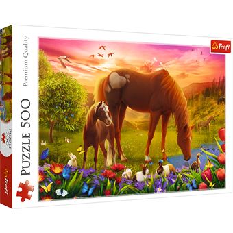 Puzzle Trefl Cavalo  500 | 500 Peças - 1