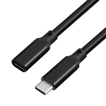 Cabo de Extensão Tipo-C Macho para Tipo-C Goeik | 100W | 5A| 1m - 1