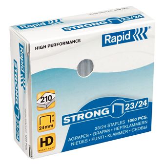 Pacote de Agrafos Rapid 24870500 | Aço inoxidável - 1
