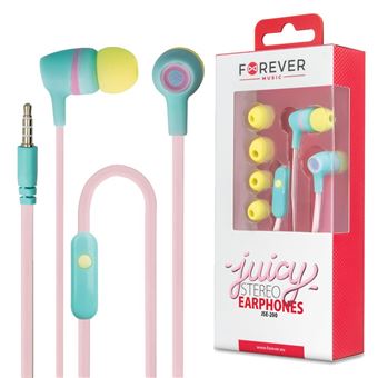 Auriculares Stereo Forever com Fios com Micro