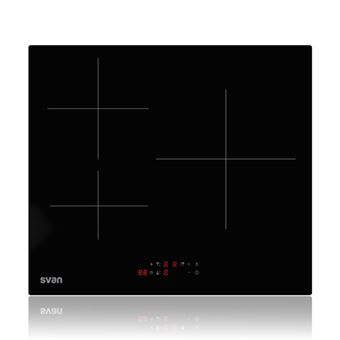 Placa de Indução SVAN SI3602B | Elétrica | 59 cm | 3 Zonas | Preto - 1