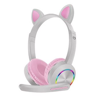 Auscultadores M2 TEC Cat HeadSet AKZ-K23 - Cinzento - 1
