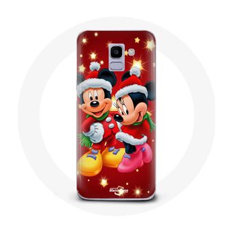 Capa Maniacase para Samsung Galaxy A6 2018 Mickey Mouse eminnie Mouse O Dia de Natal - 1