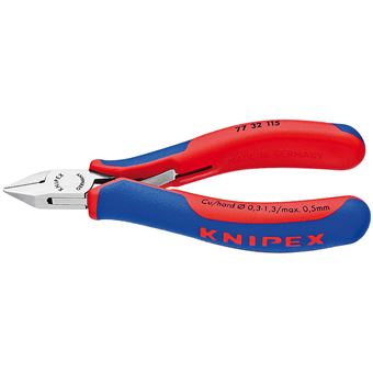 Alicate Diagonal Knipex 77 32 115 | Azul, Vermelho - 1