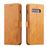 Capa Magunivers PU estande marrom para Samsung Galaxy S10_0