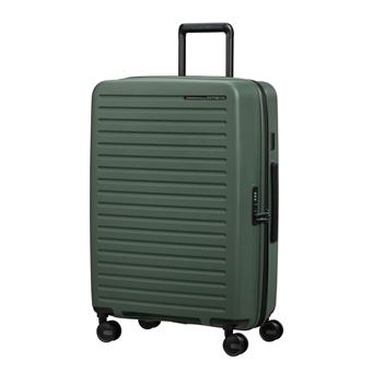 Mala de Viagem Média Expansível Samsonite Restackd | 68 cm | 4 Rodas - Verde - 1