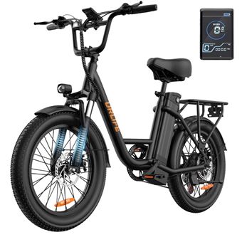 Bicicleta Elétrica URLIFE E20 | 250W | 48V 13AH | Pneus de 20 " | Travão a Disco | Preto - 1