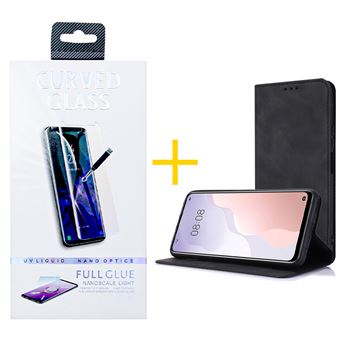 Pack 1 x Película de Vidro Temperado Anti-Estático + Capa Accetel  Apple iPhone 14 PRM Flip Cover - Preto - 1