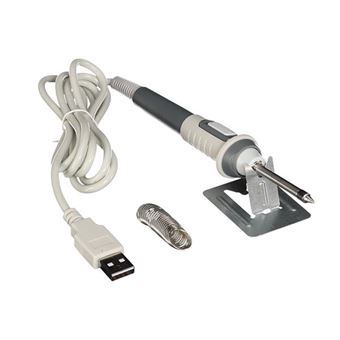 Ferro de Soldar USB Velleman com Suporte - 1