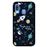 Capa Tpu Hapdey para Samsung Galaxy A40 2019 | Design Padrão de Constelação | Galáxia 3 - Preto_0