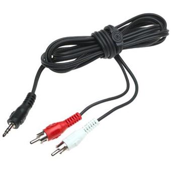 Cabo Jack 3,5mm Macho Stereo - 2x RCA Macho 1,5 Metros - 1