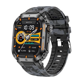 Smartwatch Chronus | Bluetooth | Notificação Push | Rastreamento Outdoor | Pressão | Oxigênio | Preto - 1