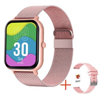 Smartwatch CHRONUS | 1.83" | Monitor de Frequência Cardíaca | Pressão Arterial | IP68 | Rosa - 1