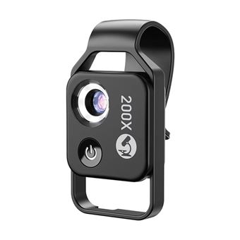 Lente de Telemóvel SZSMART MS002CWH | Portátil | HD 200 vezes mais pixéis | CPL | Preto - 1