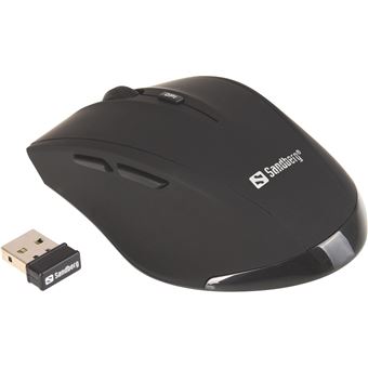 Rato Wireless Sandberg Wireless Mouse Pro | 1600 DPI | Preto - 1