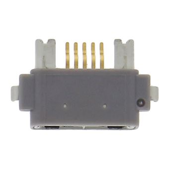Conector de Carregamento Avizar Micro-USB para Sony Xperia Z - Preto - 1