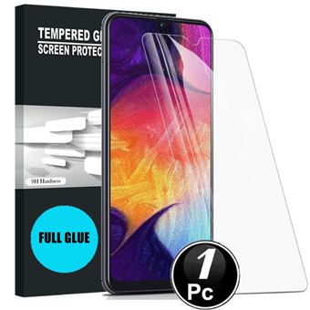 Película Ecrã de Vidro Temperado Advansia para Samsung Galaxy A50 Proteção Total Full Glue - 1
