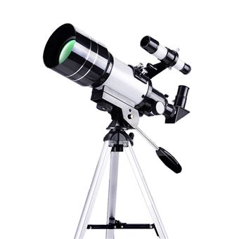 Telescópio com Suporte DUDAO F30070M com um observador de estrelas | 70/300mm | Branco - 1