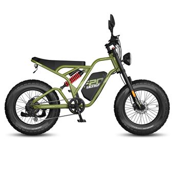 Bicicleta Elétrica FAFREES F20 Ultra (Homologação UE L1e-B) | 750W | 48V25AH | Pneus 20 " | Travões mecânicos | Verde - 1