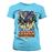 T-shirt para Mulher Justice League - Team Up! | Azul Celeste | M_0