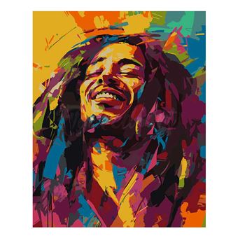 Pintar por Números Figured'Art com Moldura | 40x50cm | Rua Reggae - 1