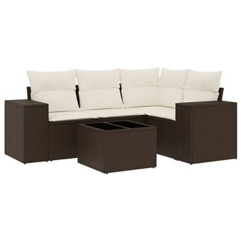Banco para Exterior VidaXL 3222522 | Creme - 1