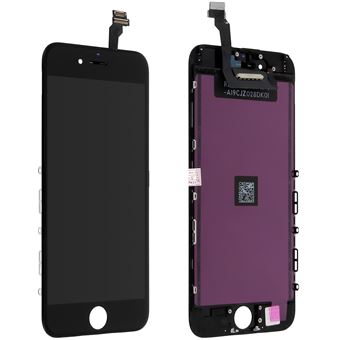 Ecrã LCD Avizar para iPhone 6 com Bloco Completo Tátil Compatível Preto - 1