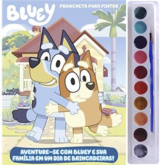 Bluey Prancheta Para Pintar Com Aquarela - 1