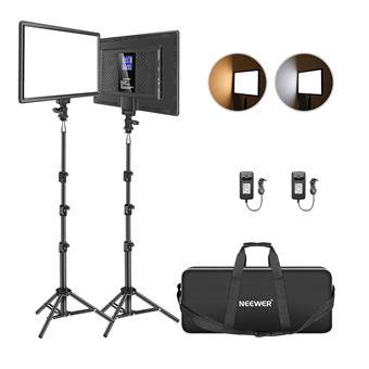 Iluminadores de Estúdio e Exterior Neweer | 13'' | Bateria Incorporada | 3200-5600K - 1