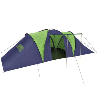 Tendas de Campismo 9 Pessoas de Poliéster Azul-verde na Loja