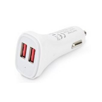 Carregador de Dispositivos Móveis Techly IUSB2-CAR2-4A2P | Branco - 1