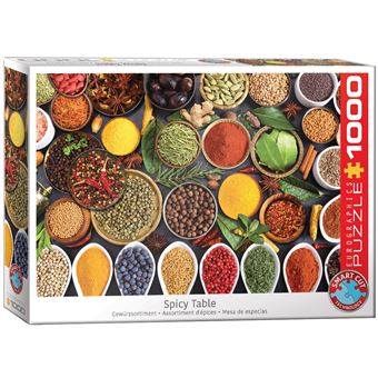 Puzzle Eurographics Mesa de Picantes | Spicy Table | 1000 Peças - 1