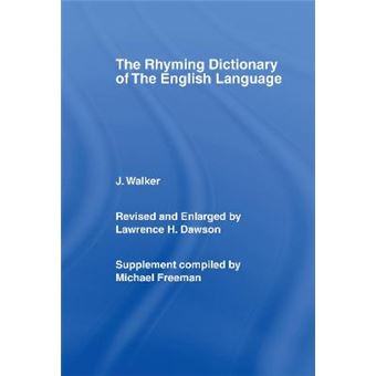 Walker's Rhyming Dictionary of the English Language - Hardback - 1983 - 1