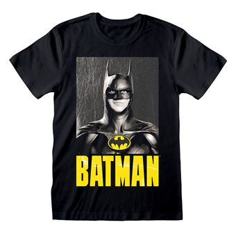 Camisola de Manga Curta Batman Keaton Batman | L - Preto - 1