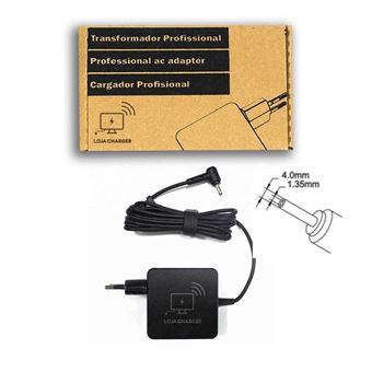 Carregador para Portátil LojaCharger ASUS VivoBook X540 ZENBOOK U305 X553MA A541 2.37A 19V 4.0 x 1.35 mm LojaCharger - 1