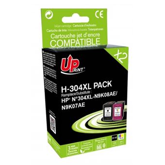 Tinteiro Reciclado Uprint para HP DJ 3700/3720 304XL | Pack - 1