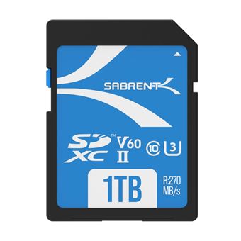 Cartão de Memória Sabrent SD-TL60-1TB | Preto - 1