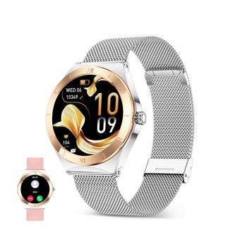 Smartwatch Ksix BXSW29P | Prateado, Rosa - 1