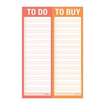 Perf Pad: To Do/To Buy - [Livre En Vo] - 1