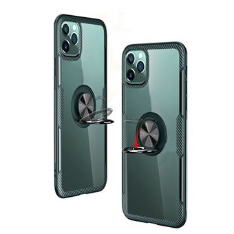 Capa Anti-Impact Clear Armor para Apple iPhone SE 2022 - Transparente/Preto - 1