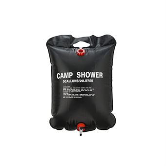 Chuveiro Solar VERG para Campismo | 20L - Preto - 1