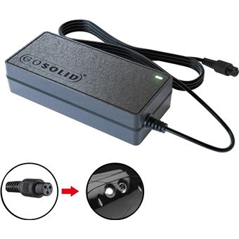 Carregador compatível GO SOLID! com Bluewheel hoverboard - 42V 2A - 1