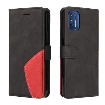 Capa Flip FLOODKING para Samsung Galaxy Motorola MOTO G9 Plus | Couro | Porta-Cartões | Preto - 1