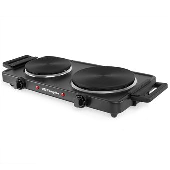 Placa Portátil Orbegozo PE2855 | 2500 W | 2 Zonas | Preto - 1