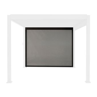 Cortina lateral para pérgola bioclimática sweeek triomphe | cinza - 1